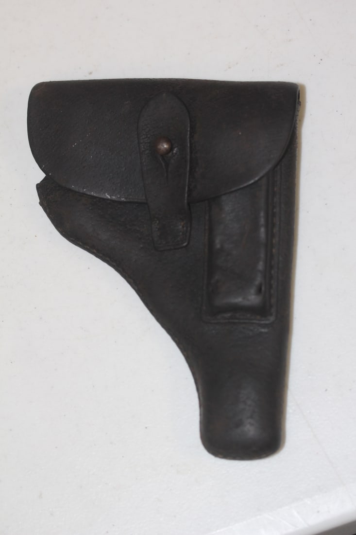 World War II German Leather Gun Holster: as shown