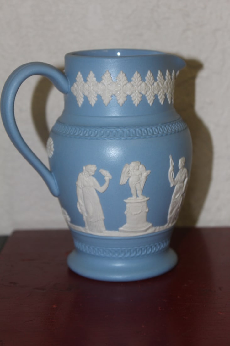 England Jasperware Pitcher - 3
