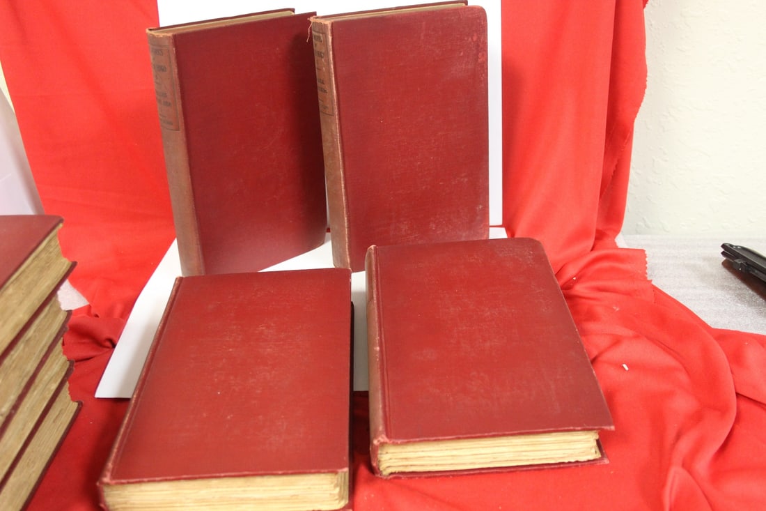 Hardcover Book Set Of 18: Works Of Victor Hugo: Limited to 500 number sets. This set is number 117 - original set has 24 volumes, this is only 18 volumes.