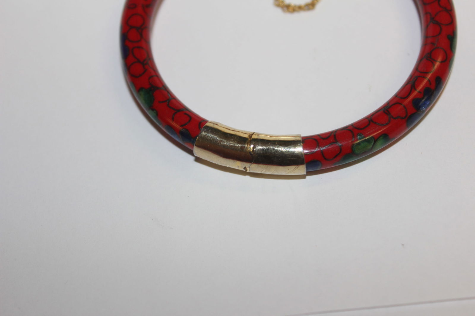 A Cloisonne Bangle Bracelet - 3