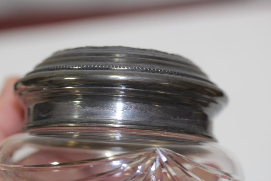 A Sterling Top Container - 6