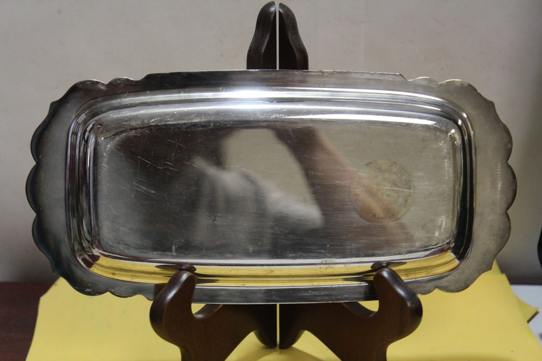 A Silverplated Tray - 3