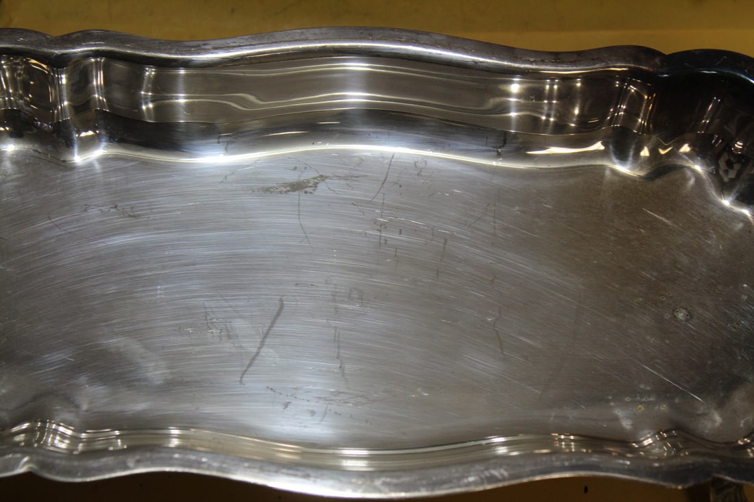 A Silverplated Footed Tray - 3
