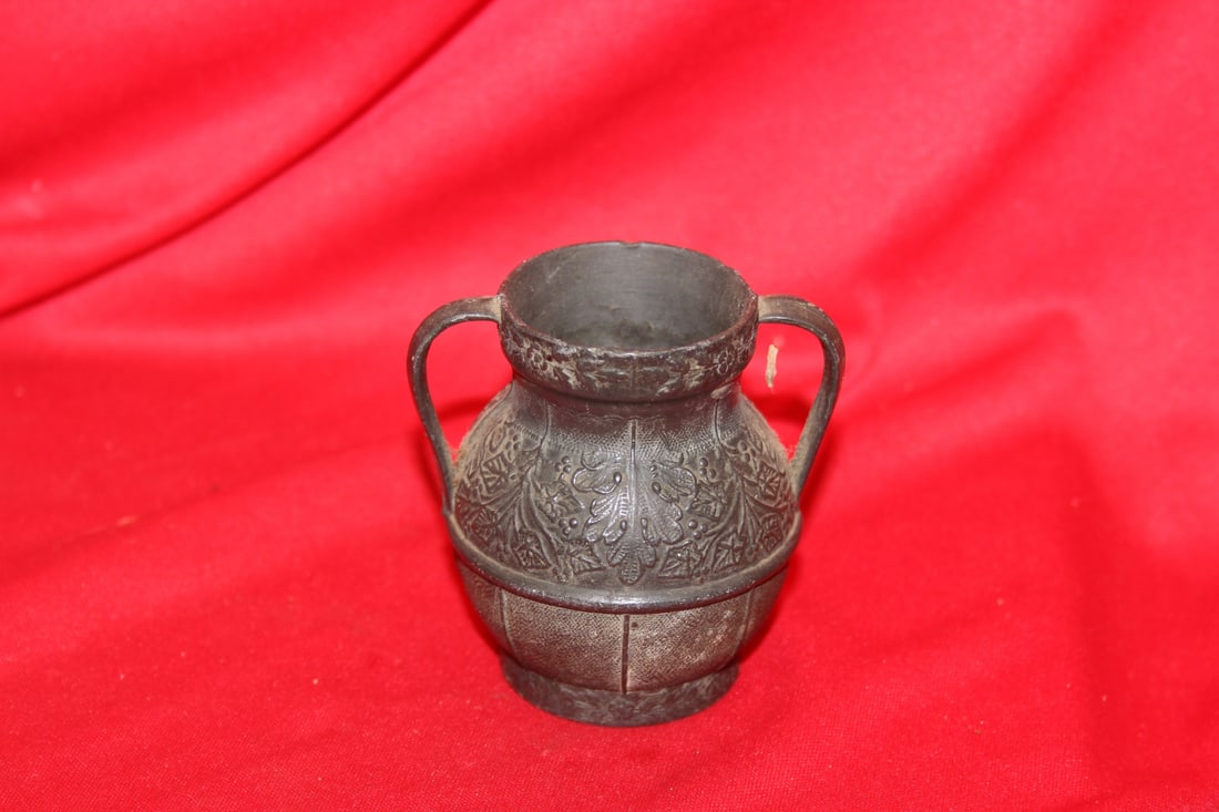 A Small Bronze Urn - 3