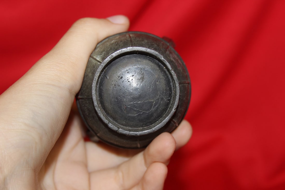 A Small Bronze Urn - 4