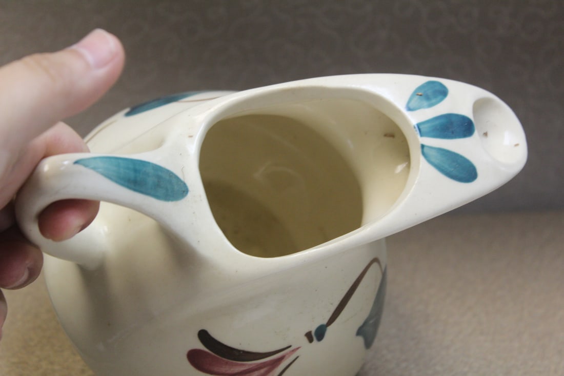 Retro Style Ceramic Pitcher - 4