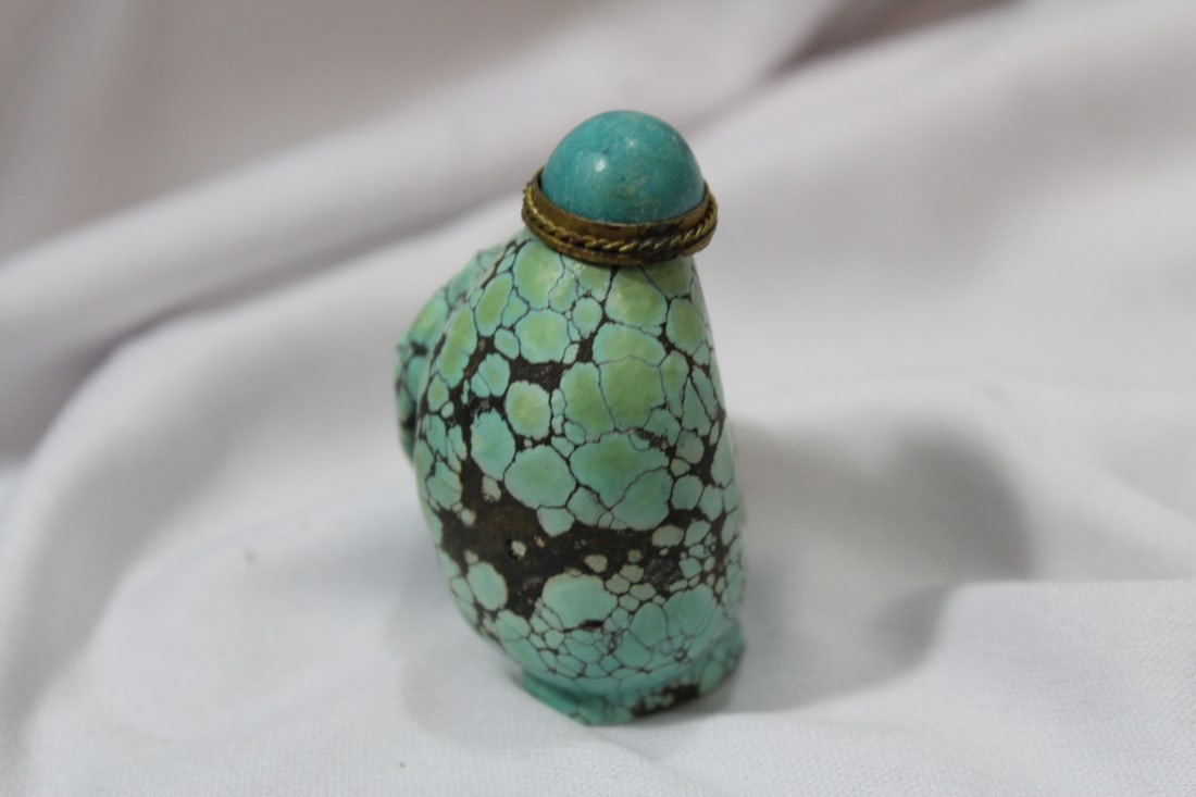 A Turquoise Snuff Bottle - 4