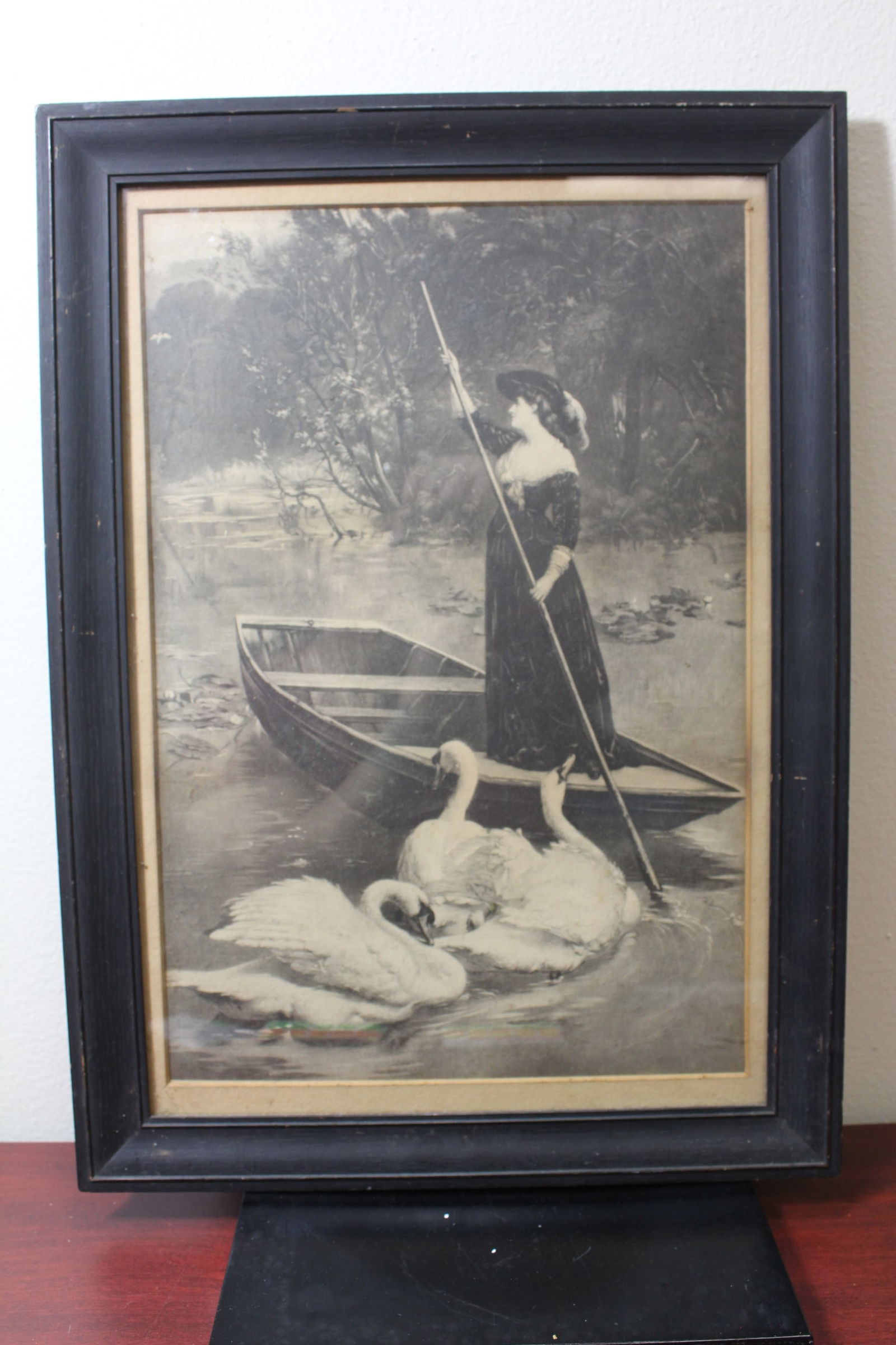 An Antique, 19th Century Etching: overall= 21 3/4" x 15 3/4"