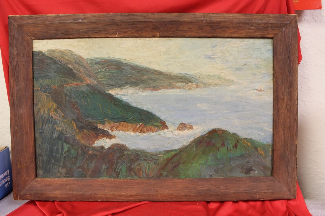 An Oil on Board Painting: by Oleta Horton - overall= 23" x 15"