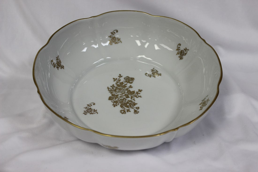 A Limoges Bowl: 9 1/4" in diameter