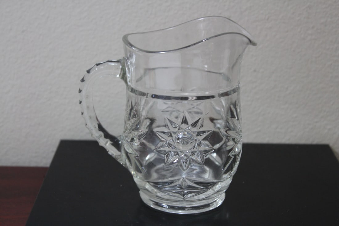 A Pressed Glass Pitcher - 2