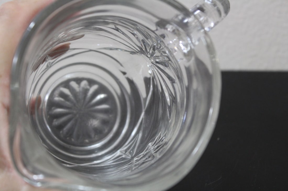 A Pressed Glass Pitcher - 5