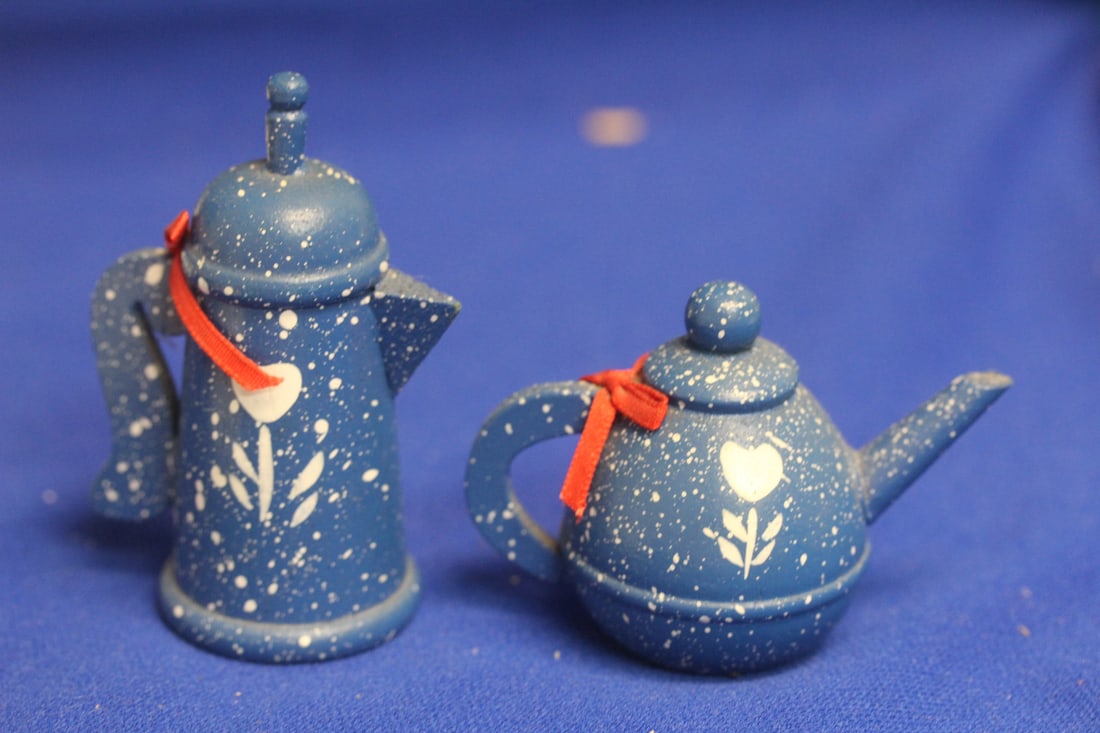 Miniature Teapots: tallest= 3 1/4" tall