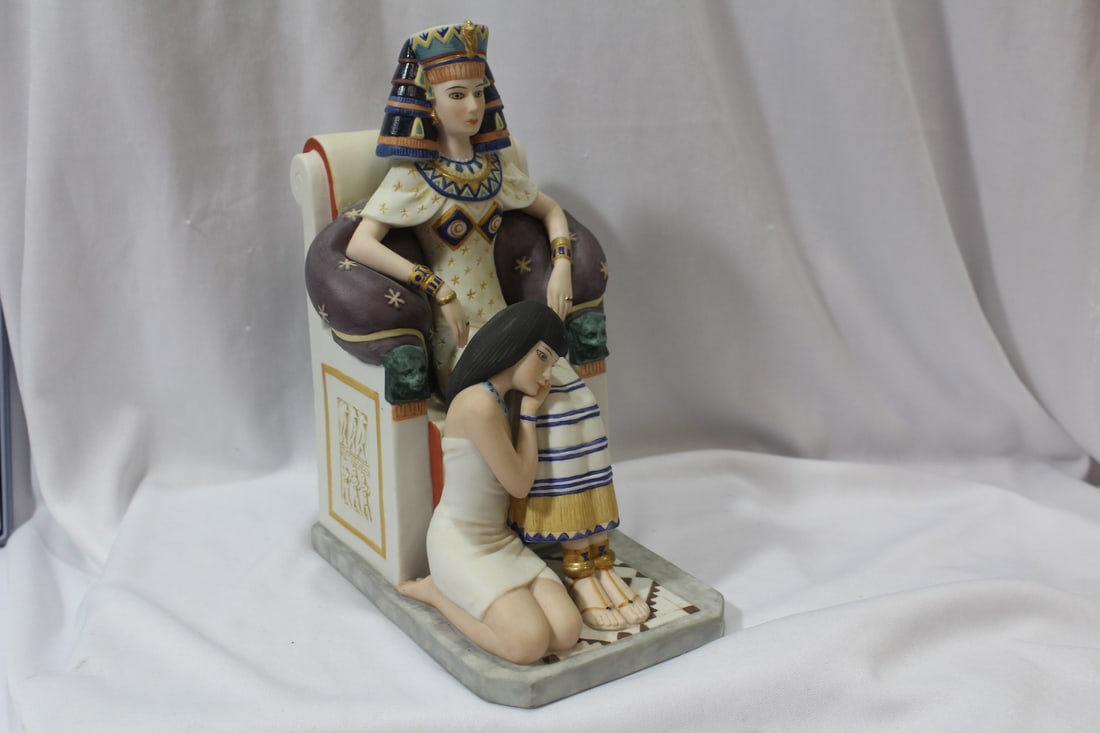 A Hamilton Collection Cleopatra Doll: ceramic - 24" tall