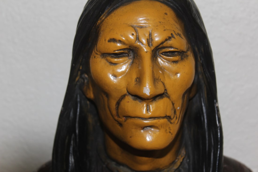 Chalk Indian Statue - 2