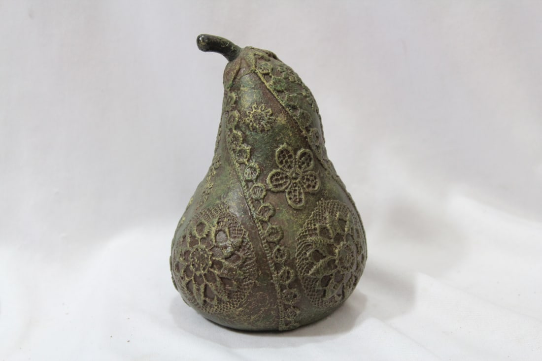 A Resin Pear: 4 3/8" tall