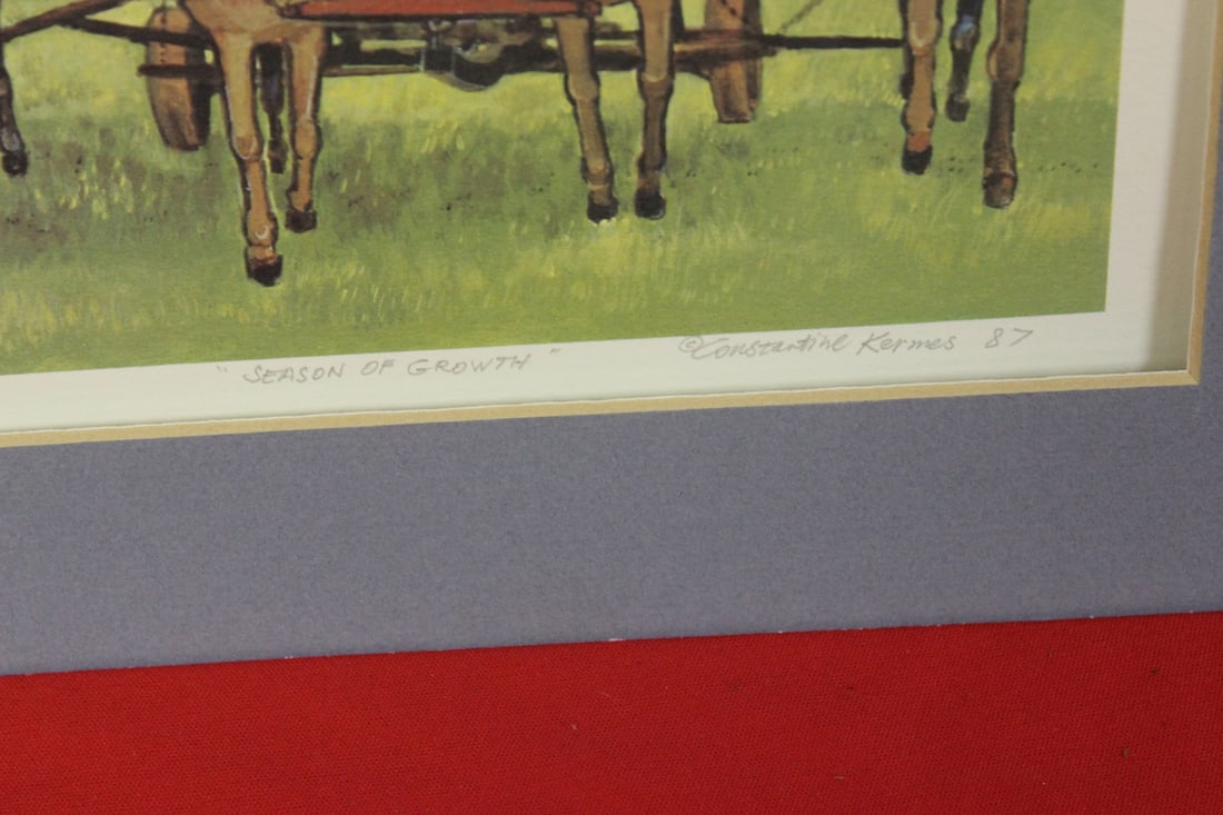 A Signed Print/Lithograph by Constantine Kermes - 2