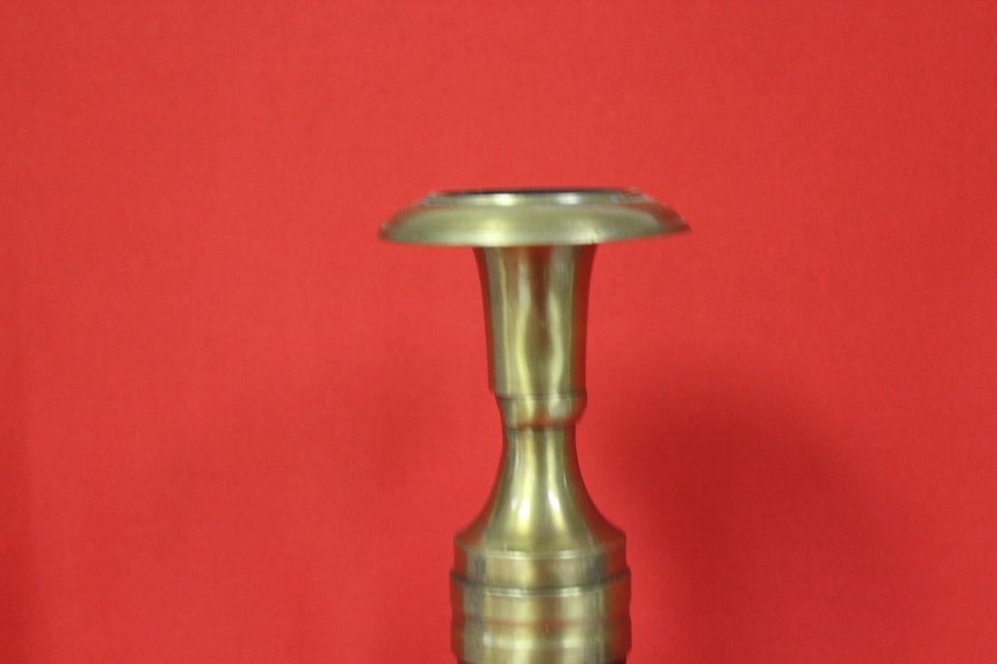 A Single Metal Candlestick - 3