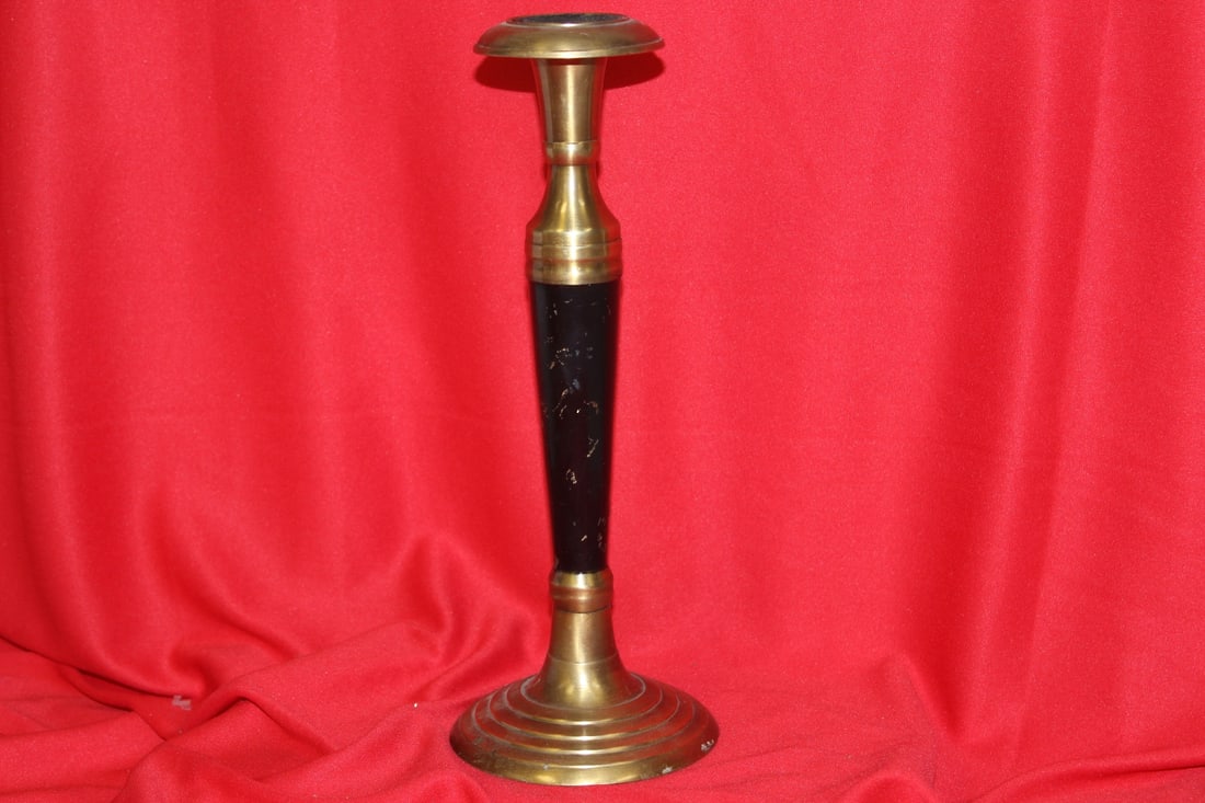 A Candlestick: 11 1/2" tall