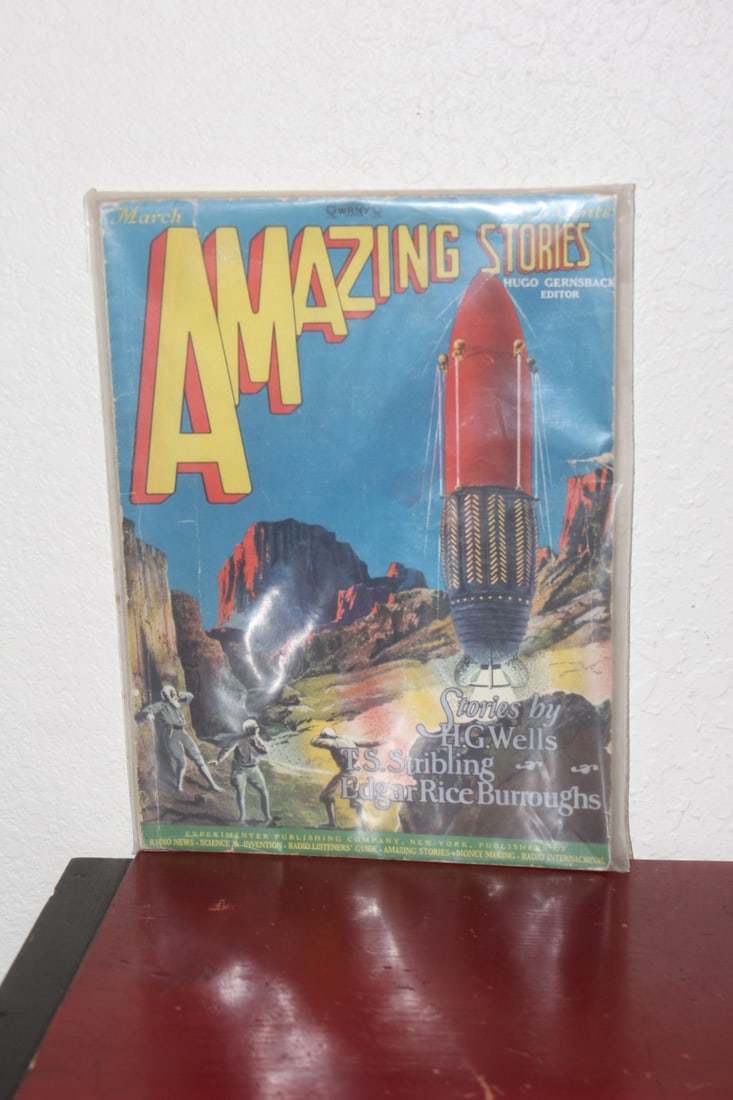 Amazing Stories Sci-fi Magazine, March 1927: Volume one