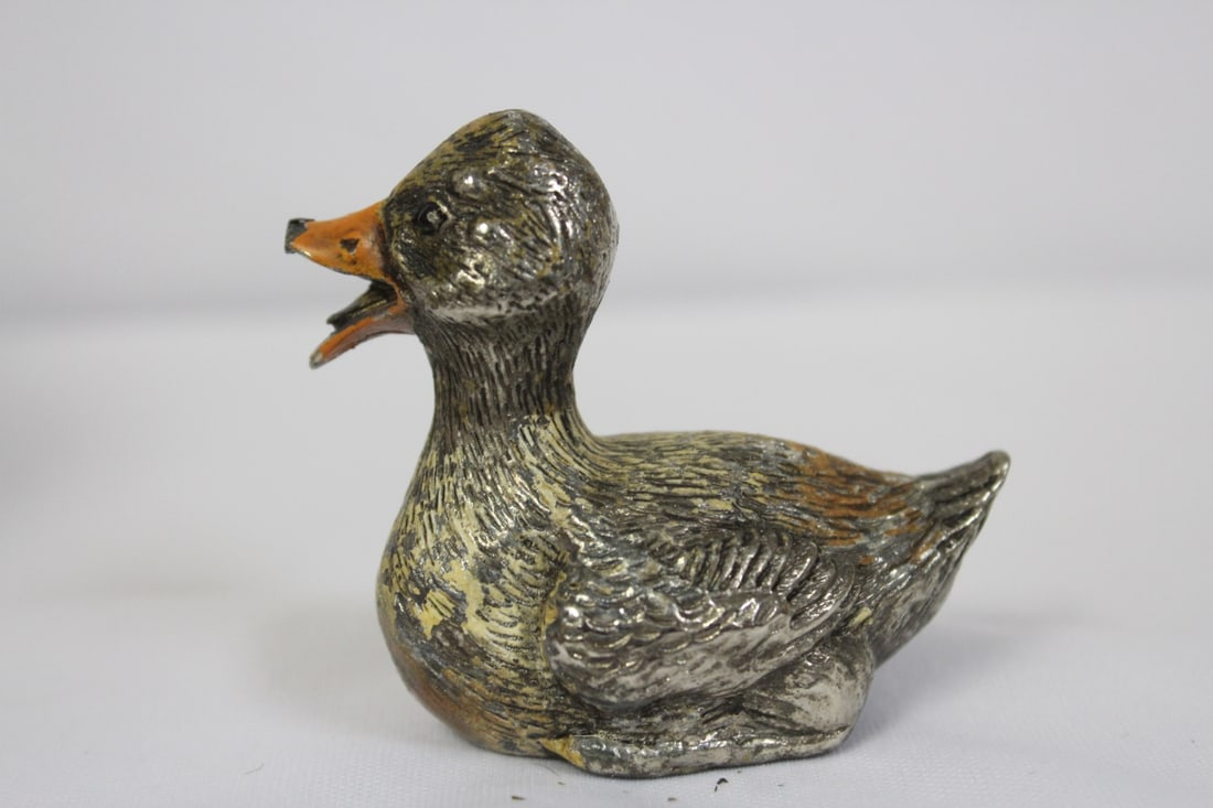 A Polychrome Lead Duck - 2