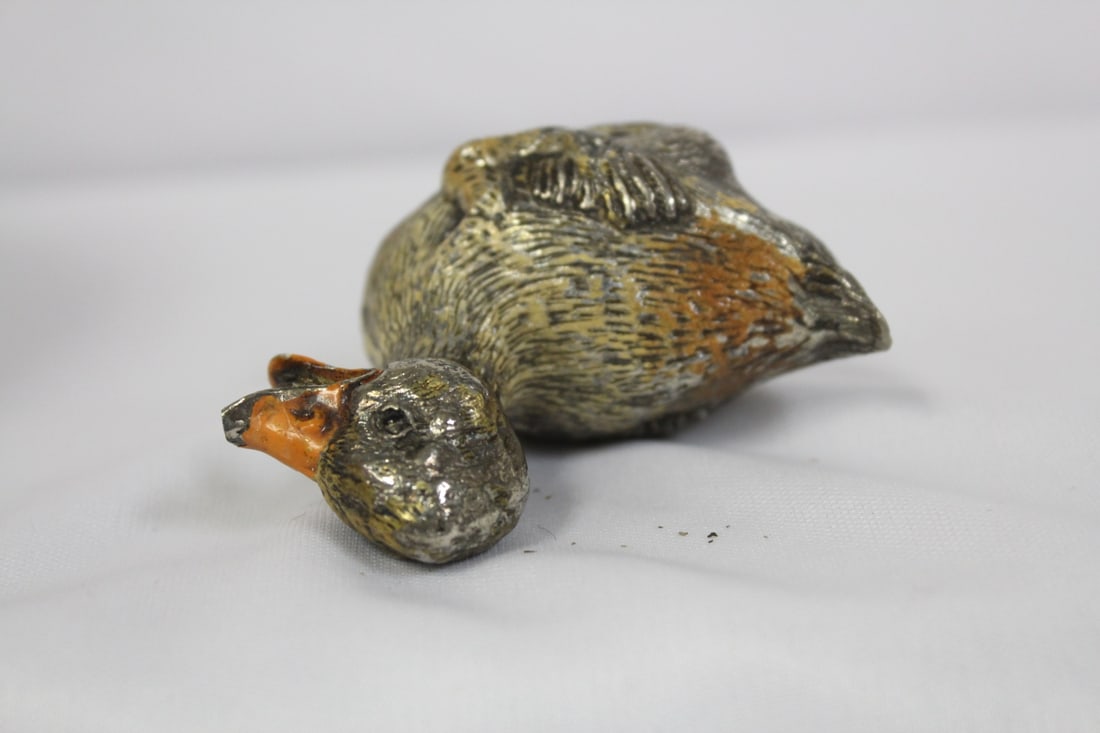 A Polychrome Lead Duck - 3