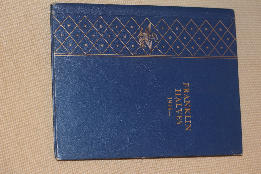 Empty Franklin Halves 1948 Holder: can hold 24 halves