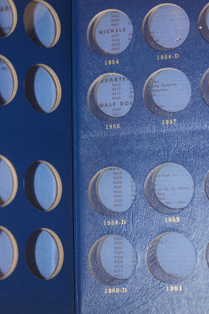 Empty Franklin Halves 1948 Holder - 4