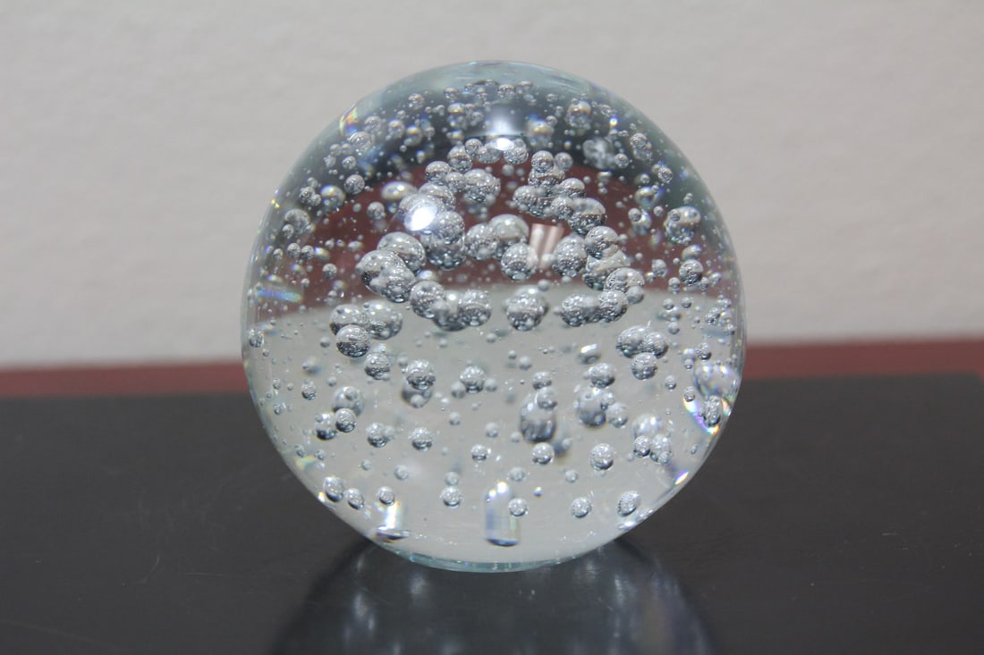 A Large Control Bubble Paperweight: 4 5/8" tall