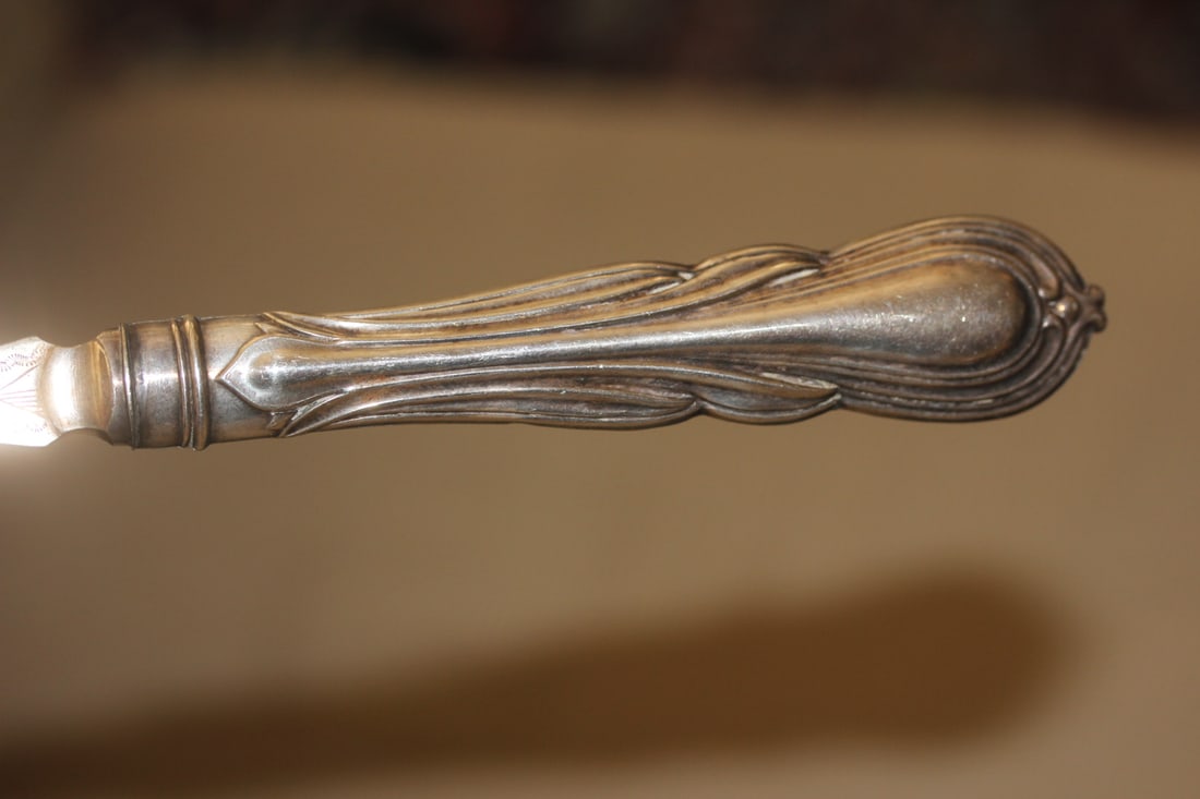 Sterling Handle Serving Fork - 3