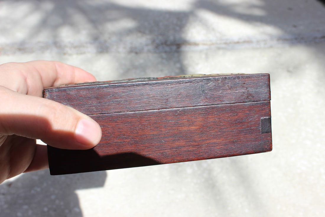 A Chinese Jade/Stone Box - 9