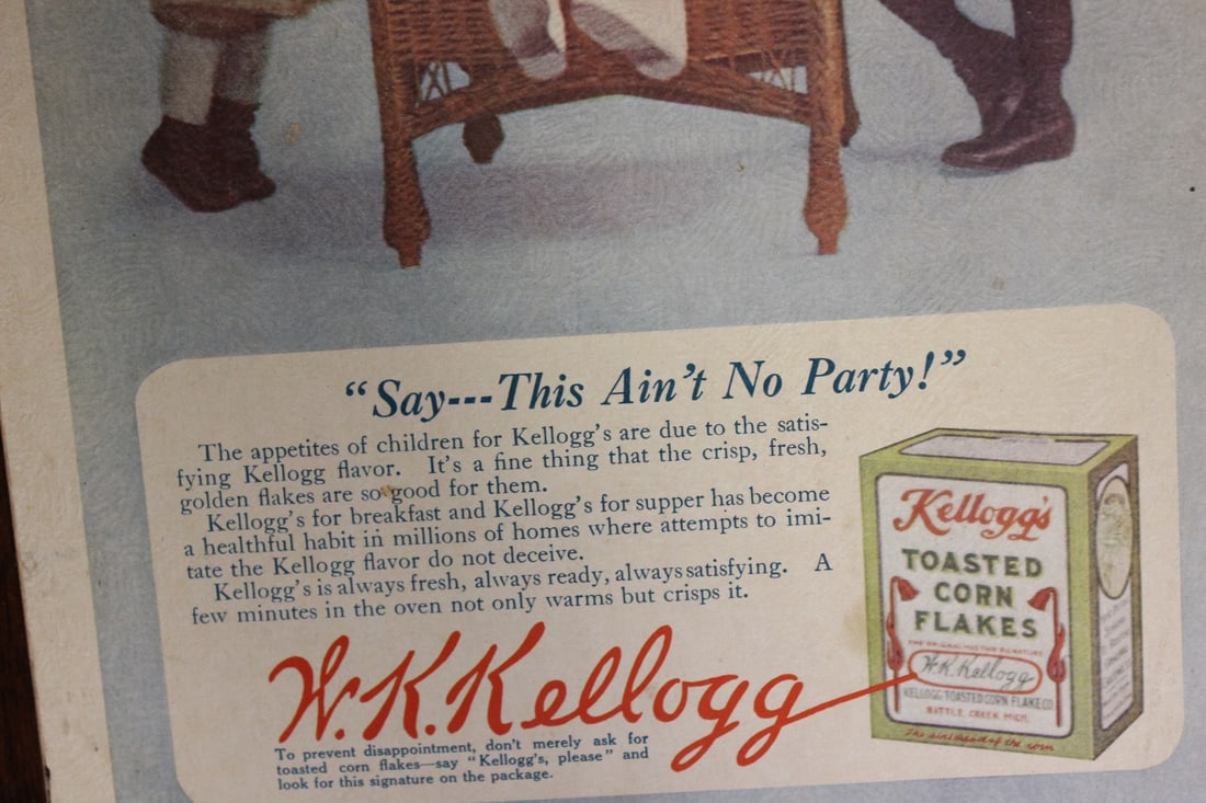 W.K. Kellog Old Advertisement - 7