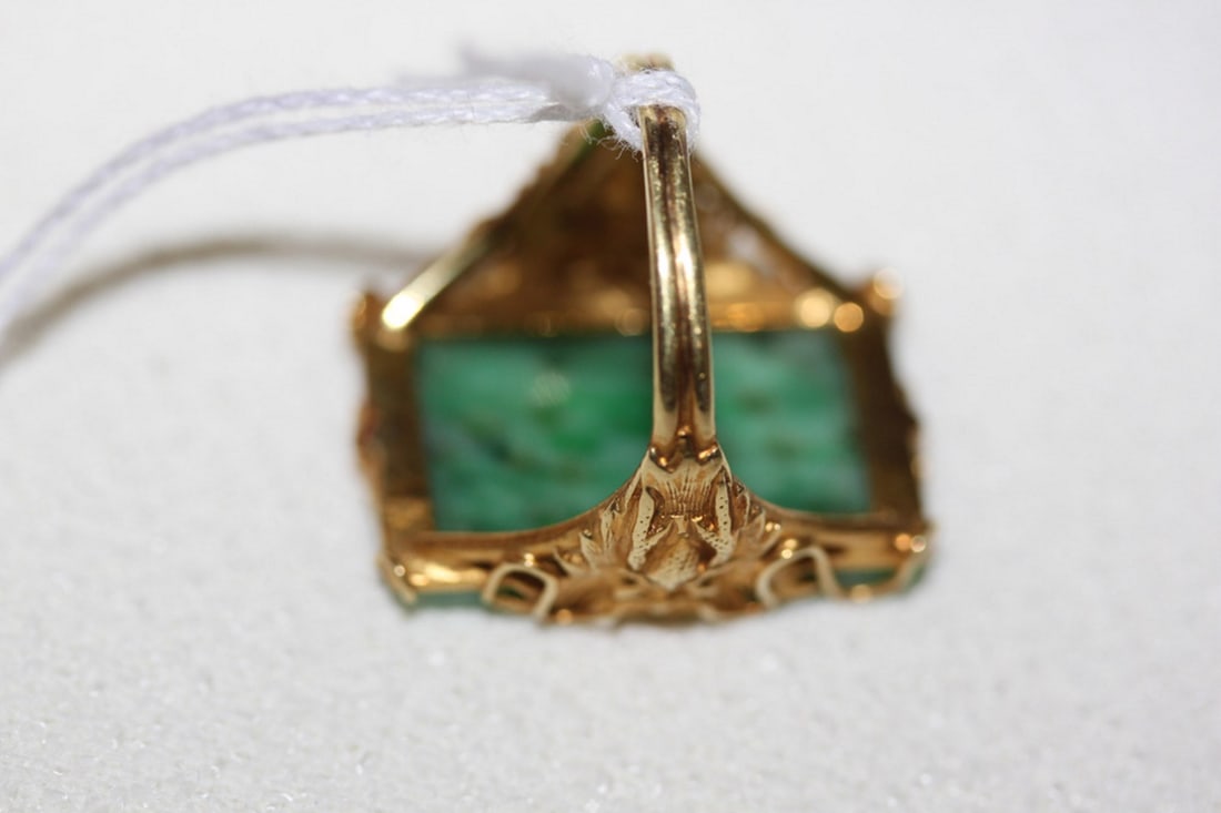 22k Jade Ring - 2