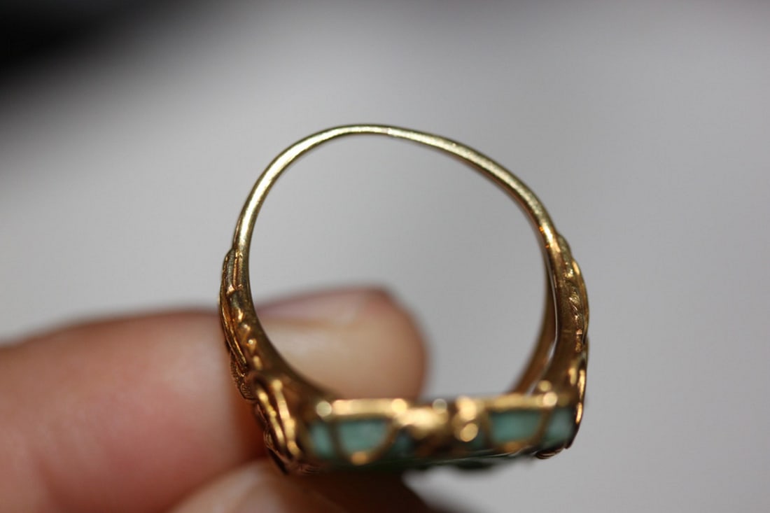 22k Jade Ring - 9