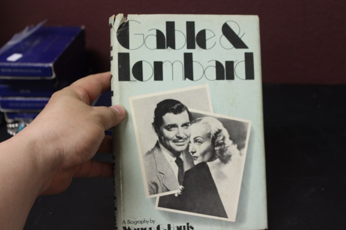 A Hardcover Book - Gable and Lombard: With dust jacket - 1974