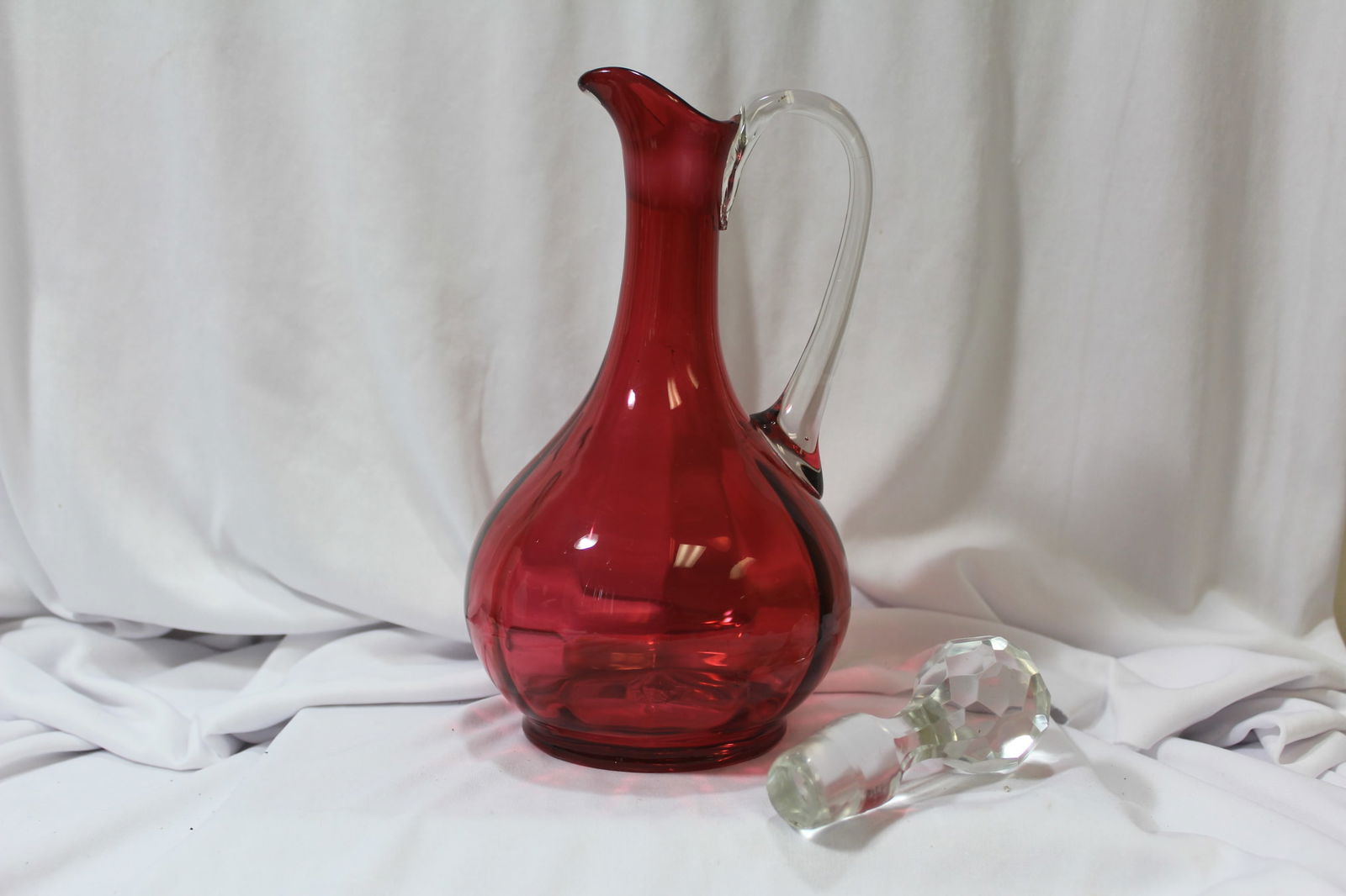 A Ruby Red Decanter - 4