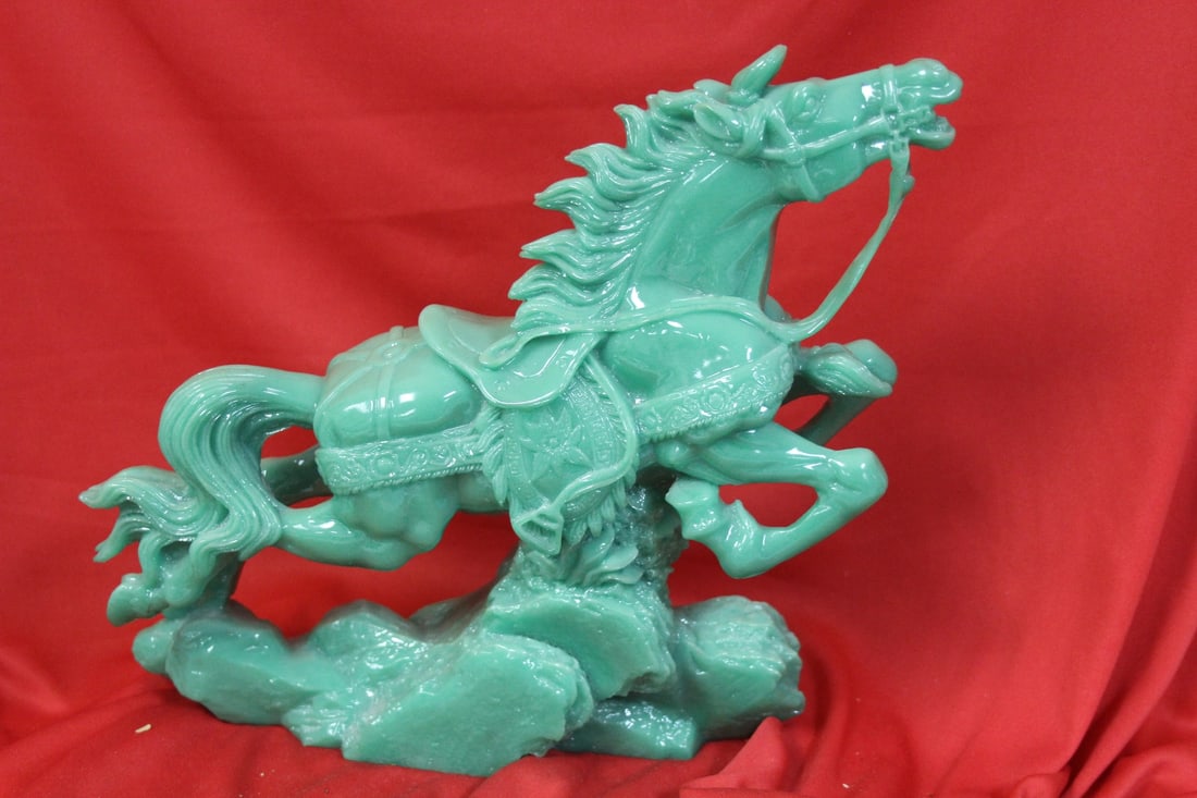 A Resin Horse: 10" tall