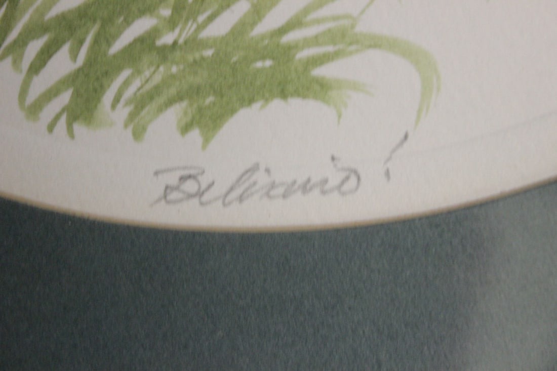 A Pencil Signed Etching/Lithograph/Watercolour - 3