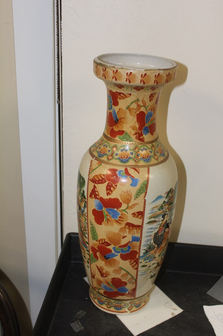 Oriental Ceramic Vase - 2
