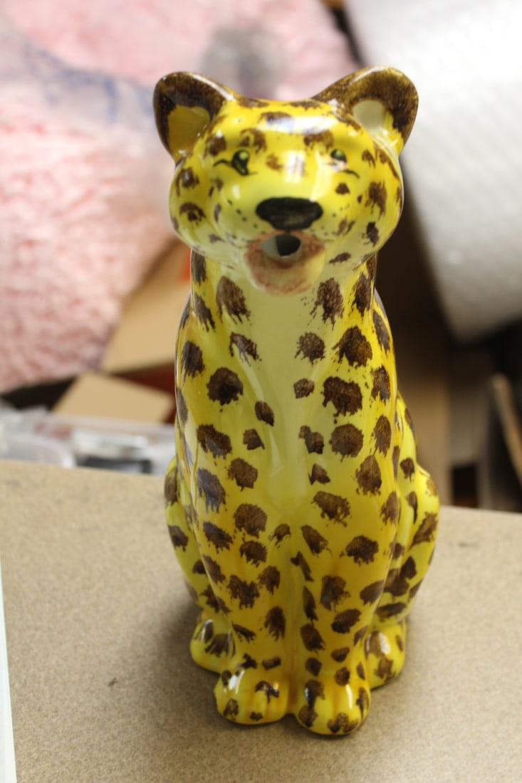 Pottery Cat Pitcher - 2