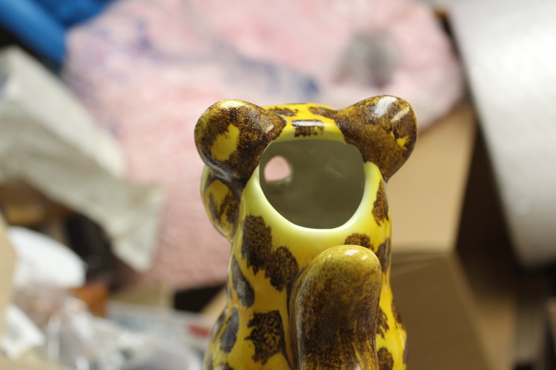 Pottery Cat Pitcher - 4