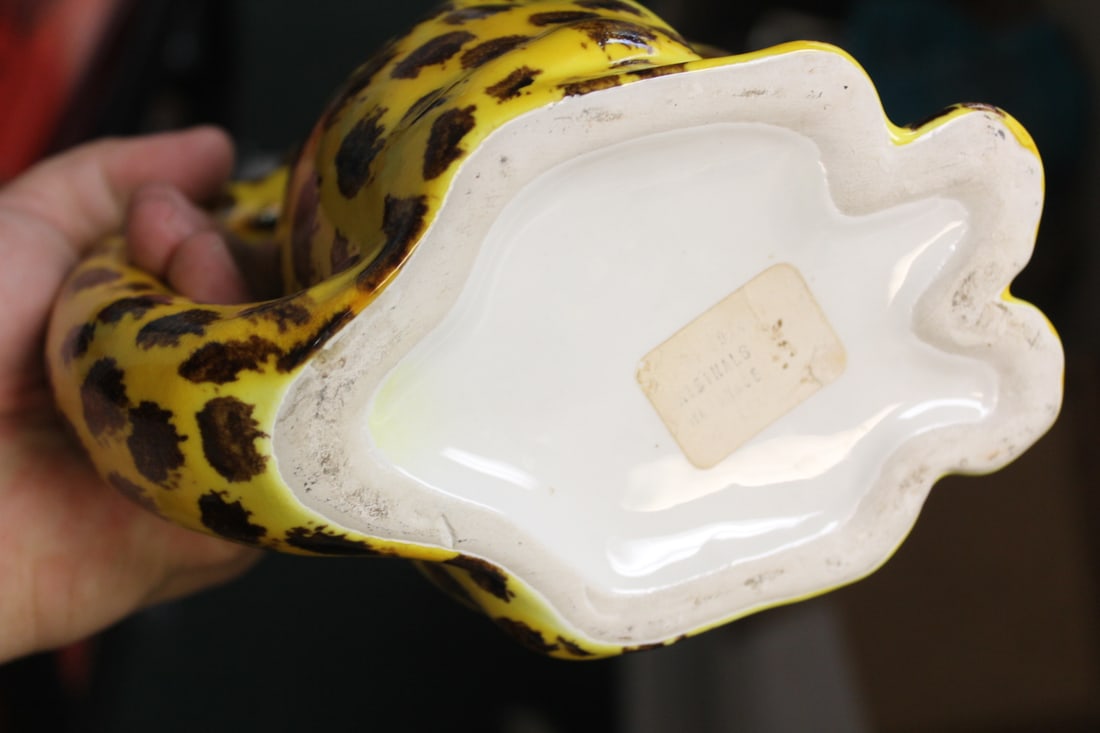 Pottery Cat Pitcher - 5