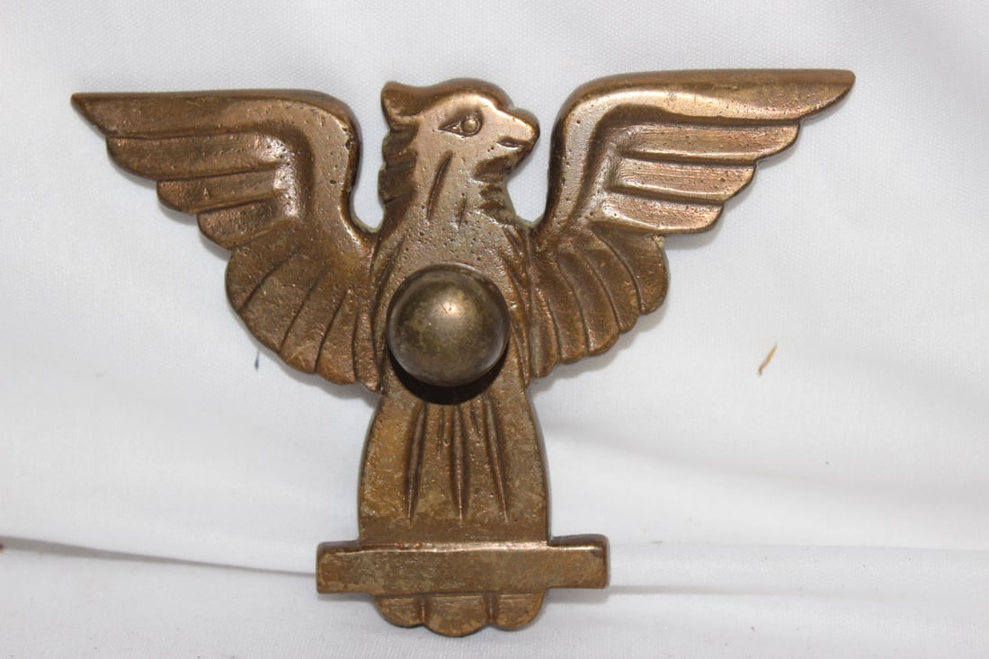 A Brass Eagle: 5 1/2" across