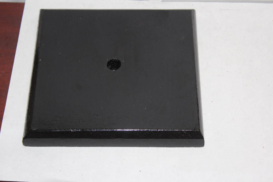 A Wooden Stand: top= 7 1/4" square