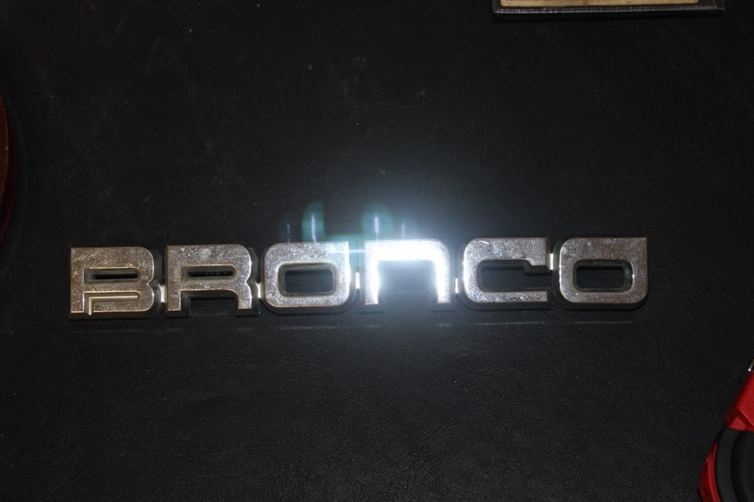 A Ford Branco Decal/Emblem: vintage - most likely 1970's - 8 1/2" long