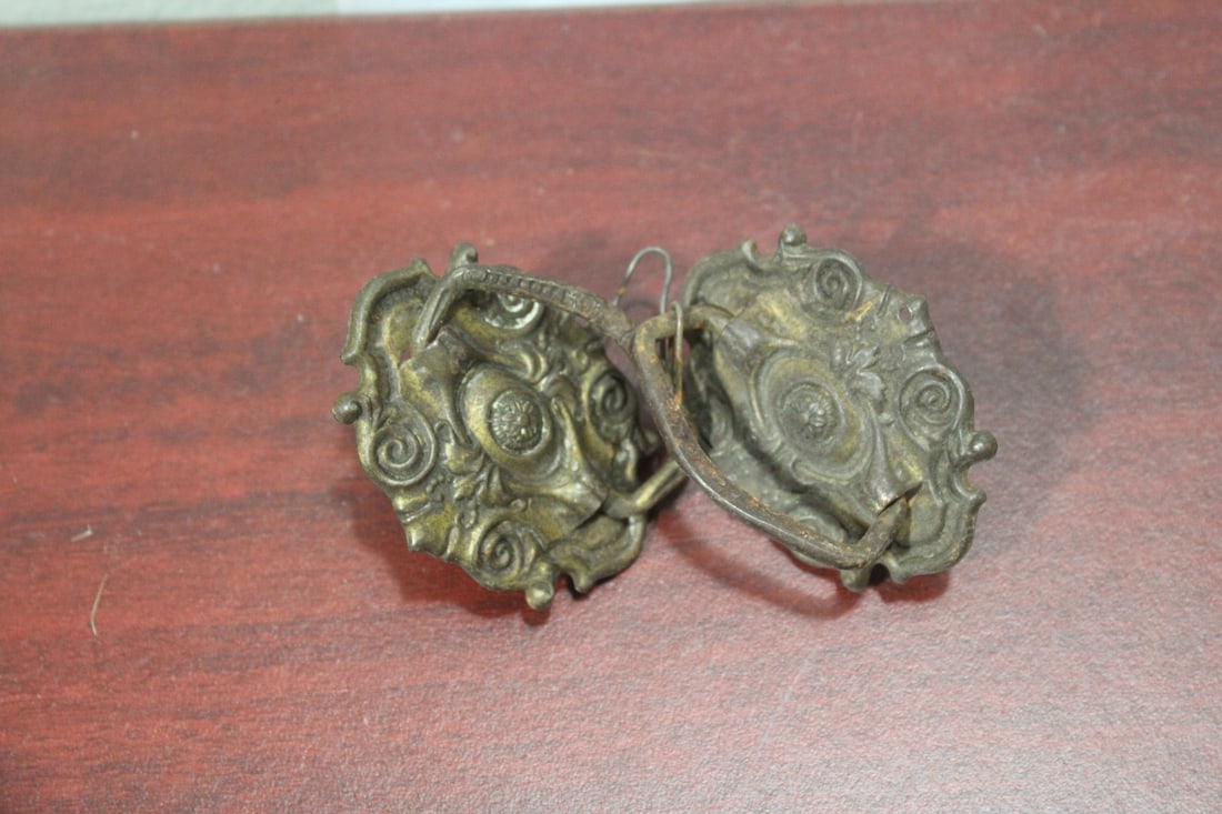 Set of Two Drawer Pulls: as shown