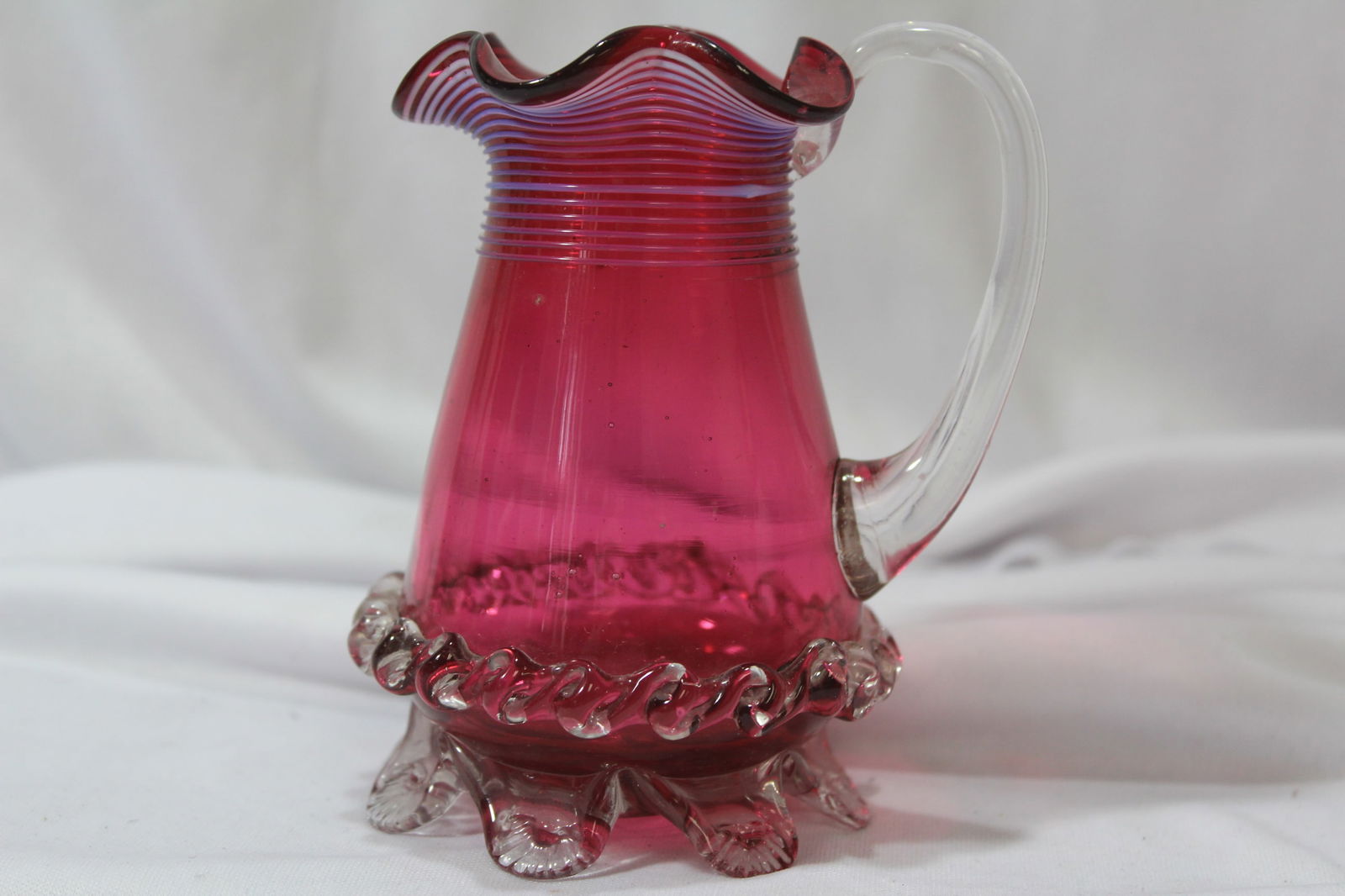A Small Cranberry Red Pitcher (1 of 4)