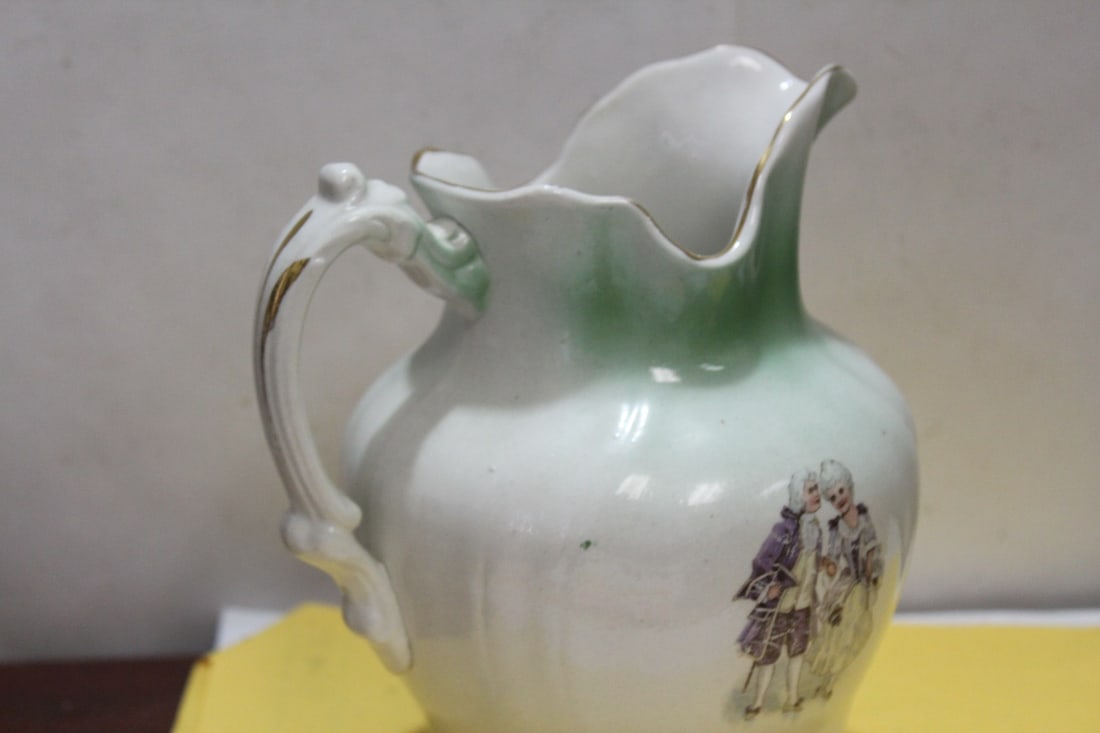 A German Ceramic Pitcher - 6