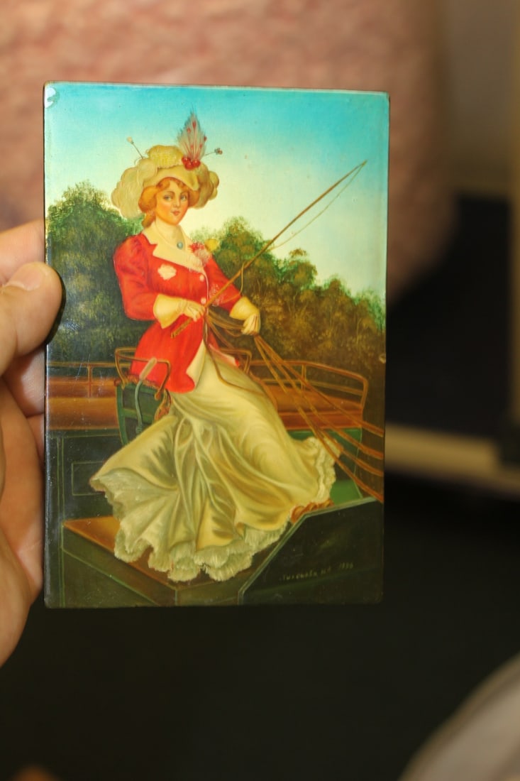 Russian Lacquer Plaque - 2