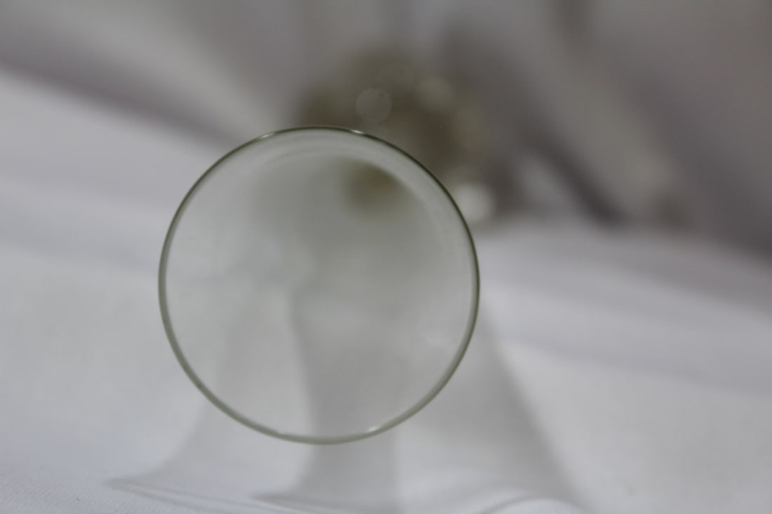A Control Bubble Base Glass Vase - 3